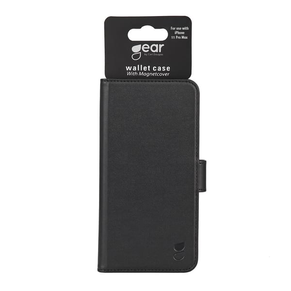 Mobilcover 2-i-1 med 3 kortpladser, sort - iPhone 11 Pro Max