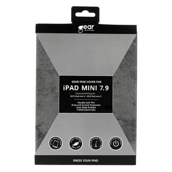 iPad-etui grå iPad Mini 7,9" 2019 plads til Apple Pencil