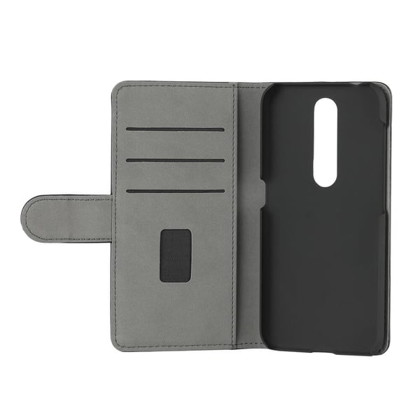 Mobilcover med 3 kortpladser, sort - Nokia 4.2