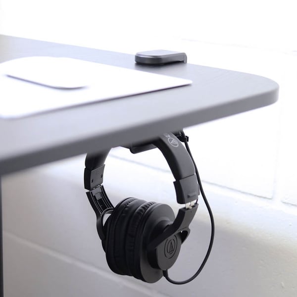 Holder til Hovedtelefon/Headset Monteres på skrivebord