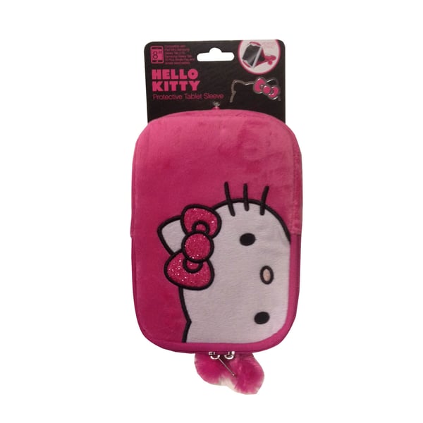 Tablet Sleeve Rosa 7-8tum Universal Plysch