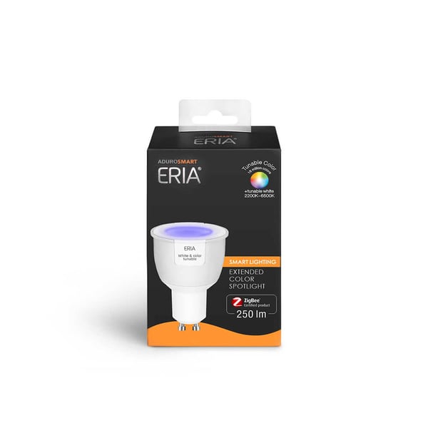 ZigBee GU10 RGB Spot 16mill. farger 2200-6500k