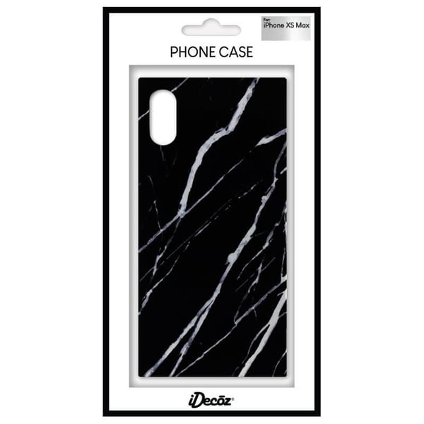 Mobildeksel Svart Marble  iPhone XS Max