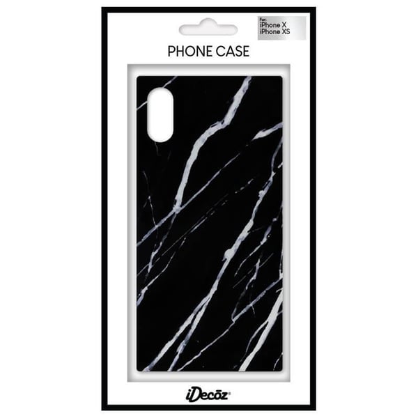 Mobilskal Svart Marble  iPhone X/XS