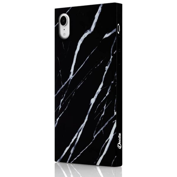 IDECOZ-puhelinkotelo, musta marmori iPhone XR:lle