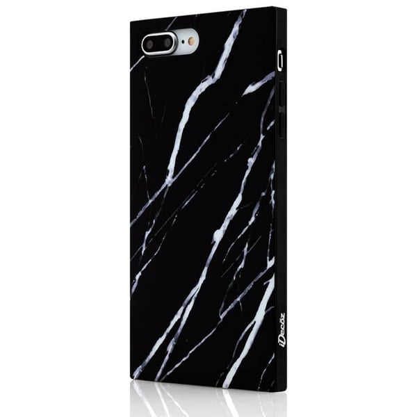 Mobilcover Sort Marmor iPhone 8 PLUS/7 PLUS