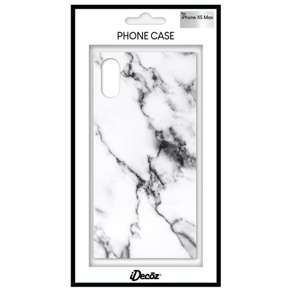 IDECOZ Suojakuori White Marble iPhone XS Max