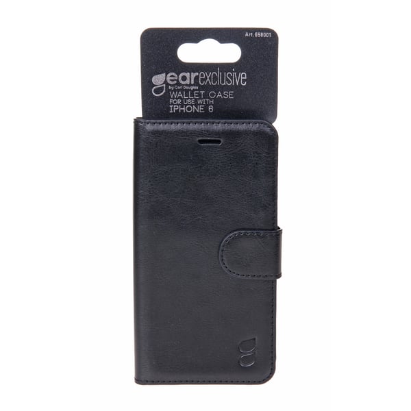 Lommebokdeksel Exclusive Svart - iPhone 6/6S