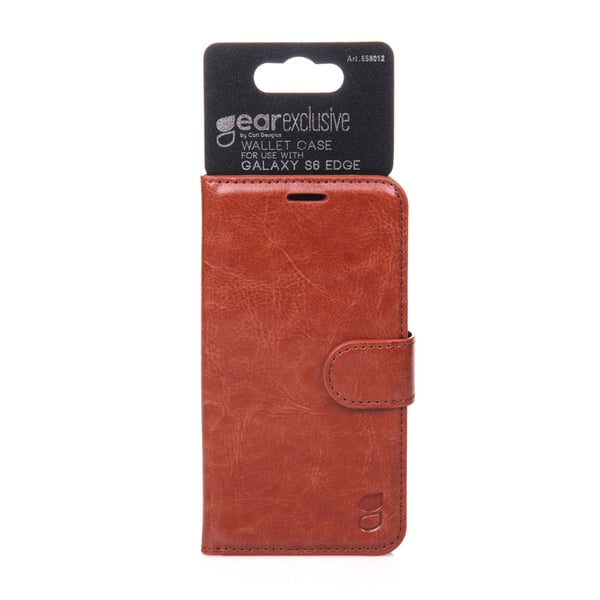 Lommebokveske Brun - Samsung S6 Edge
