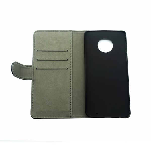 Wallet Moto G6 Plus Sort