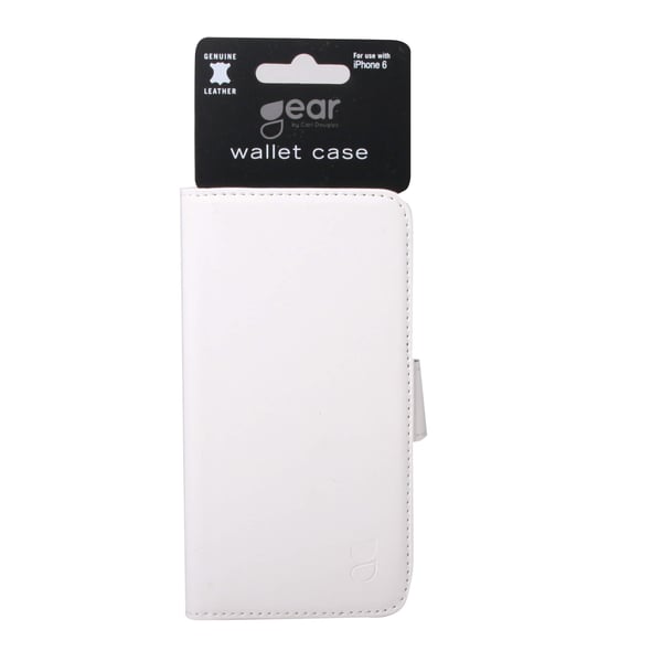 Mobilcover med 2 kortpladser, hvid - iPhone 6 / 6S