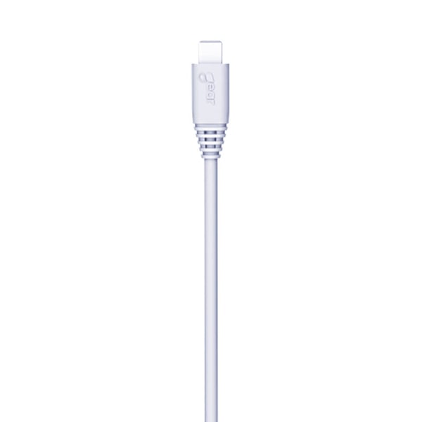 Lader 12/24V 2xUSB 2,4A + MicroUSB Rund Kabel 1.0m Hvid