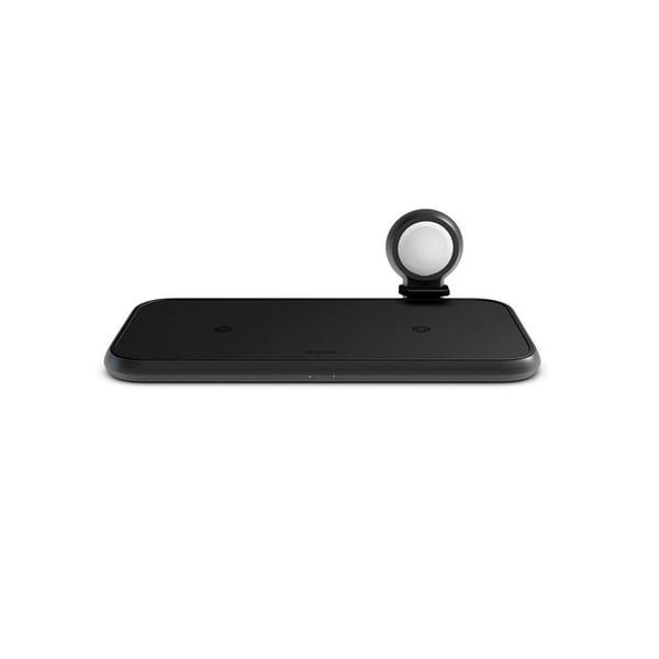 4in1 Dual Alu. Lader QI 220V-Sladd 2x10W + 45W PD + Apple Watch Puck MFI
