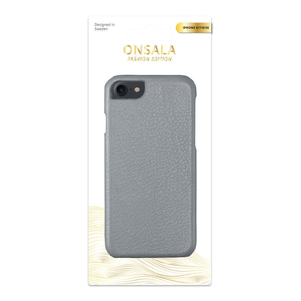 Mobilcover Grå Læder iPhone 6/7/8/SE2020/22