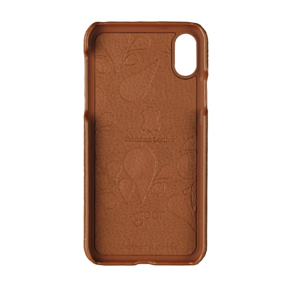 COLLECTION Mobildeksel Skinn Brun iPhoneX/Xs