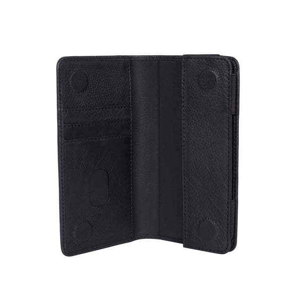 Mobilcover med 3 kortpladser, sort - Universal