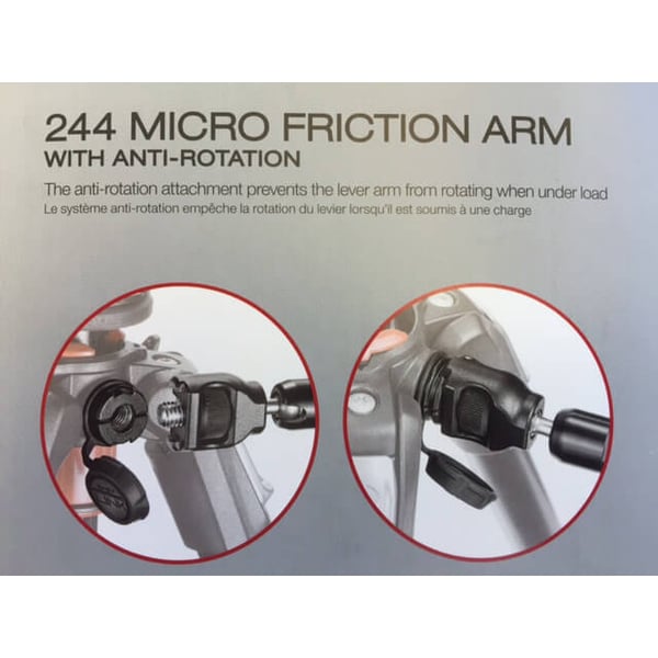 MANFROTTO stativsett MK055XPRO3-3W 3-veis aluminium.