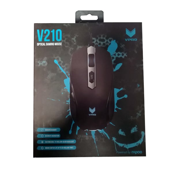 Mouse Gaming V210 Optisk Svart