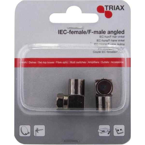 Liitin Kulma Coax Na-F Ur 2pack