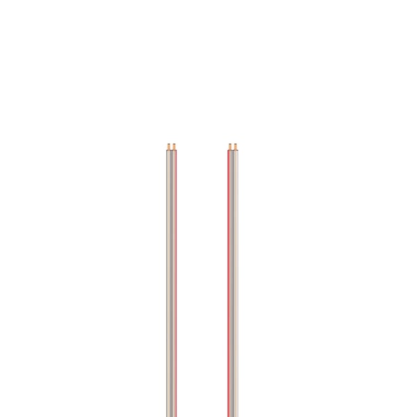 Højttalerkabel 2x0.75mm2 Transparent 20m