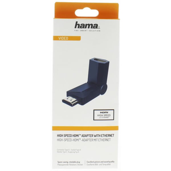 HAMA-sovitin HDMI-kierto naaras-uros kulta musta
