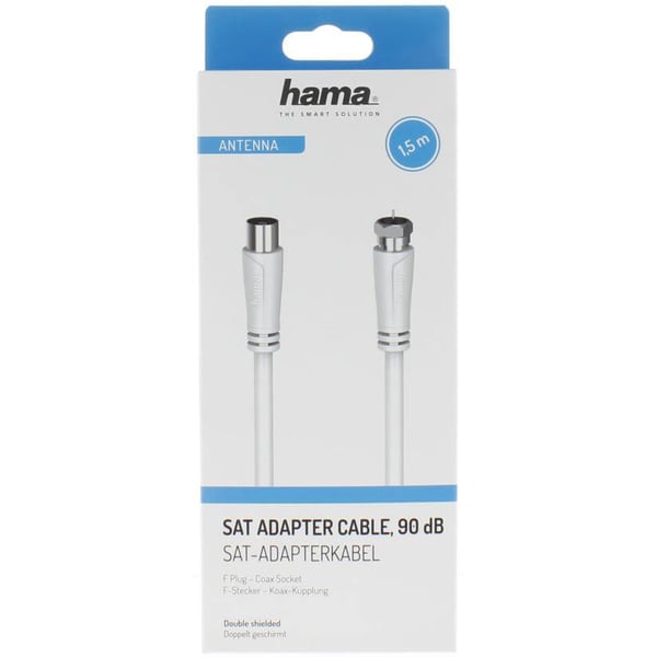 HAMA kabelantenne SAT 90dB F-Plug-Coax Female 1.5m