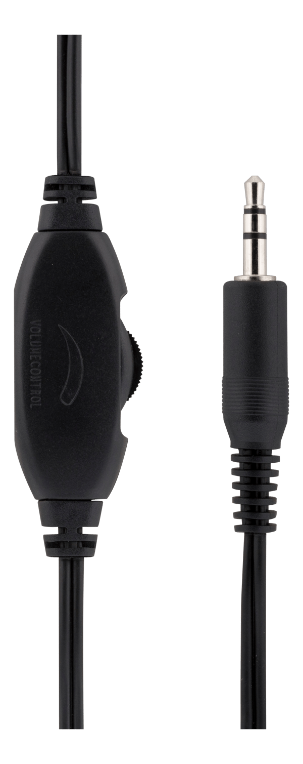 Headphones with volume control, approx. 2m cable