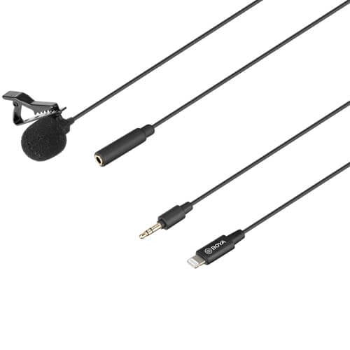 Mikrofon Lavalier  BY-M2 Lightning 6m