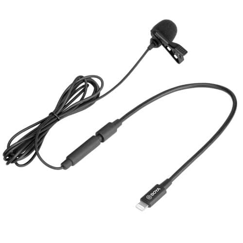 Mikrofon Lavalier  BY-M2 Lightning 6m