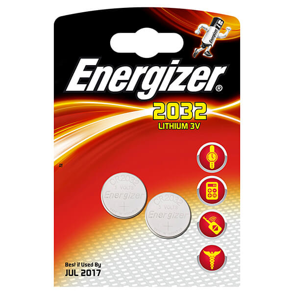 Batteri CR2032 Lithium 2-pack
