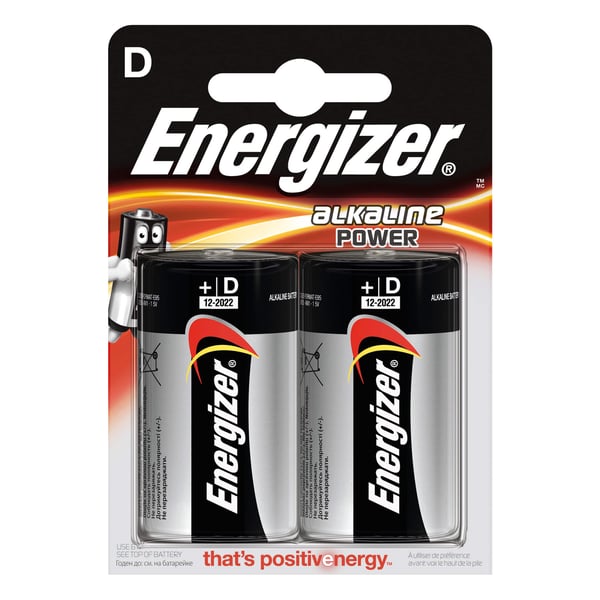 Batteri D/LR20 Alkaline Power 2-pack