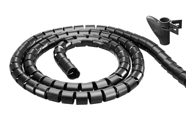 Nylon wire tube, 25mm diameter tool included, 2.5m, black