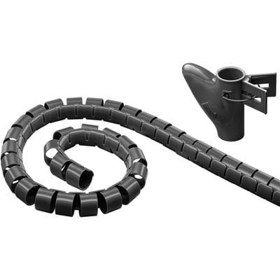 Nylon wire tube, 25mm diameter tool included, 2.5m, black Nylon wire tube, 25mm diameter tool included, 2.5m, black