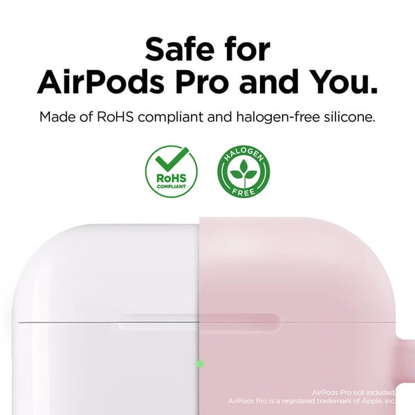 Etui for Airpod Pro med Hengekrok Rosa