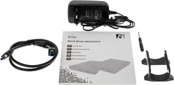 External cabinet for 1x 3.5" SATA hard drive, SATA 6Gb/s