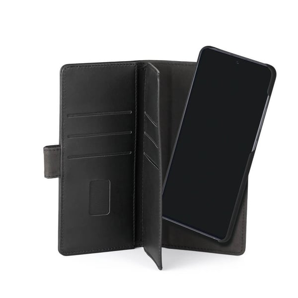 Wallet 2-i-1 7 Kortrum Sort - Samsung S20