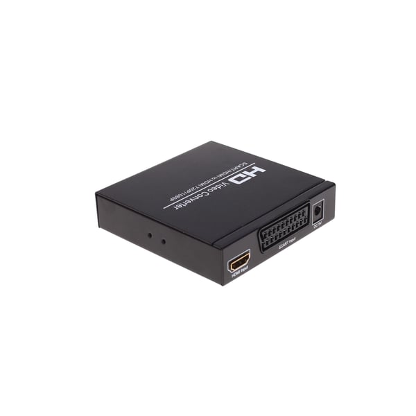 SCART+HDMI til HDMI HD Konverter og Switch Sort