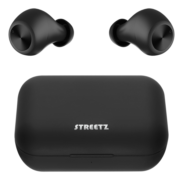 T210 TWS in-ear earbuds with charging case, TWS, black