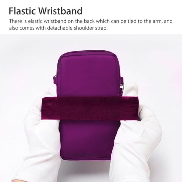 Olkalaukku kännykälle Purple
