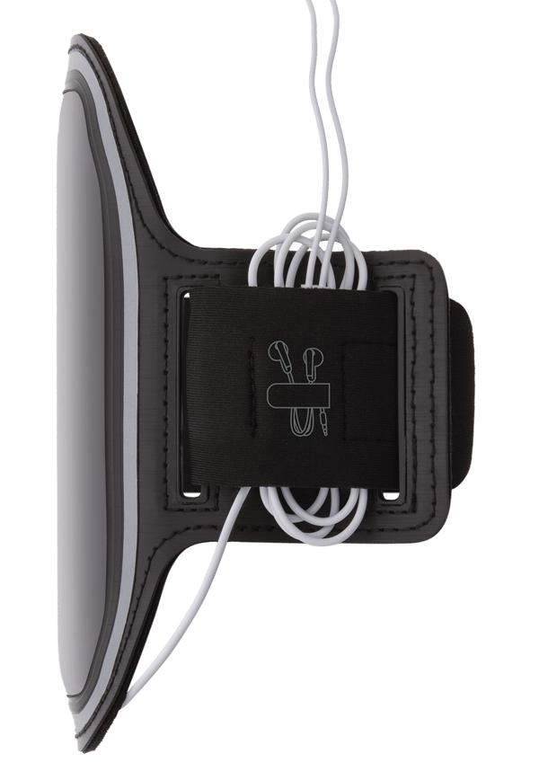 Sport armband reflective fits up to most 6.5" screens black