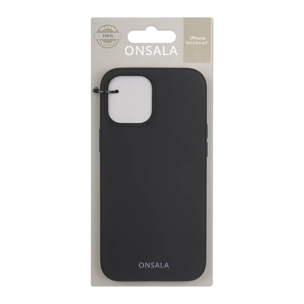 Mobilcover Silikone Black - iPhone 12 / 12 Pro