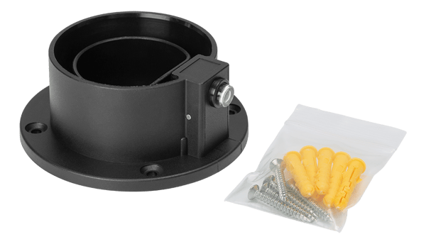 Wall bracket Type 2 charging connector black