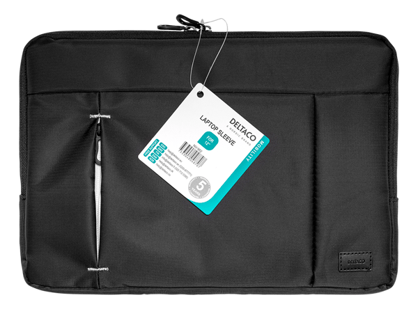 Laptop sleeve for laptops up to 12", black