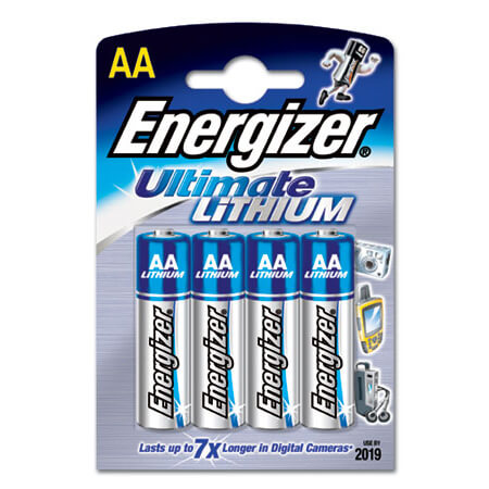 Batteri AA/LR6 Ultimate Lithium 4-pack