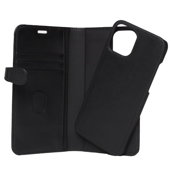 Wallet Læder iPhone 12  Pro Max Sort