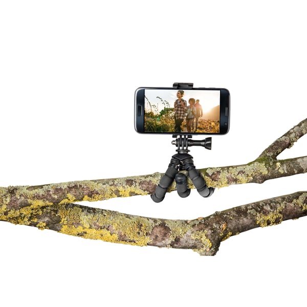 Bordstativ Flex Smartphone & GoPro 14cm Sort