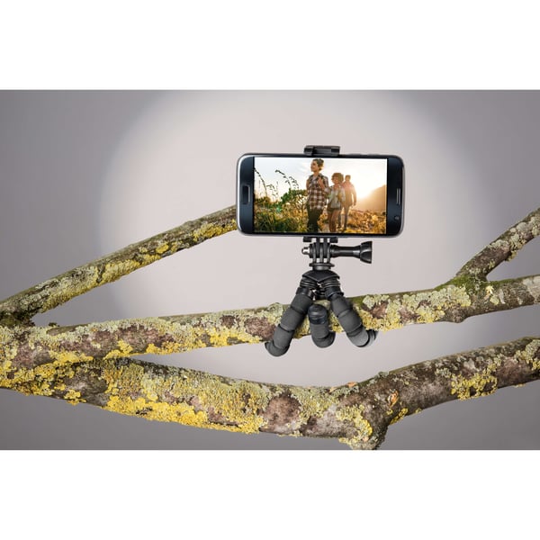 Bordstativ Flex Smartphone & GoPro 14cm Sort