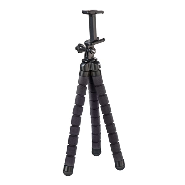 Pöytäjalusta Flex Smartphone & GoPro 26cm Musta