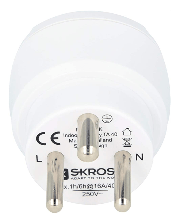Country Adapter Europe to Denmark