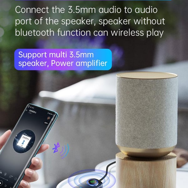 Bluetooth trådløs sender / modtager håndfri AUX